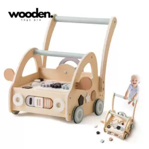 Baby Wooden Push-pull Learning Toy